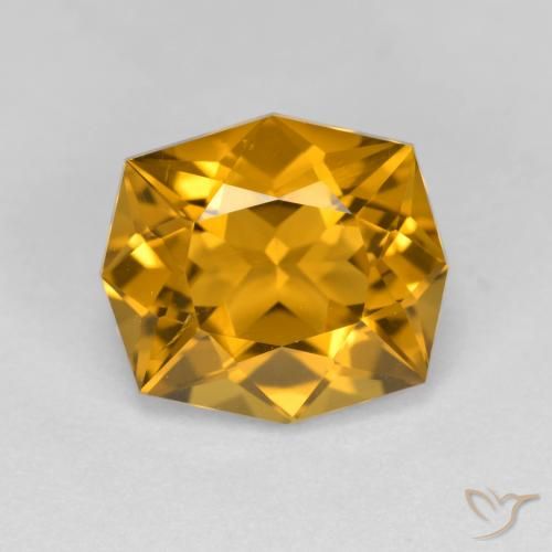 3.34ct 天然 ゴールド シトリン, ファンシー, VS