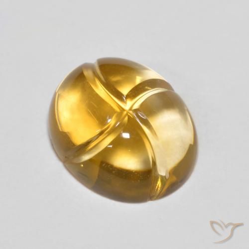 2.33ct 天然 ゴールデンオレンジ シトリン, 楕円形, VVS-VS
