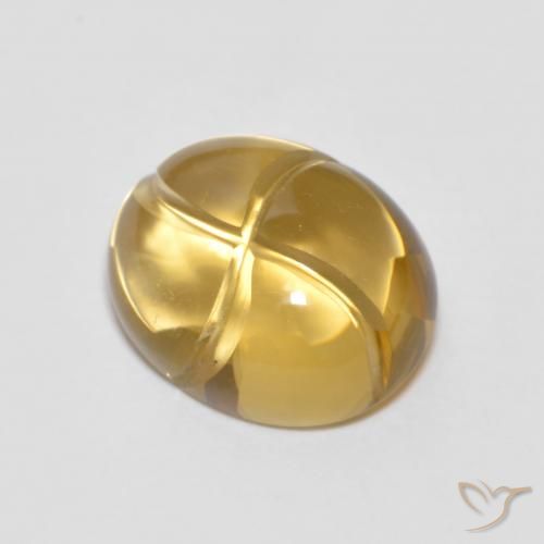 2.70ct 天然 ゴールデンオレンジ シトリン, 楕円形, 透明