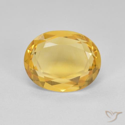 2.62ct 天然 ゴールド シトリン, 楕円形, VVS-VS