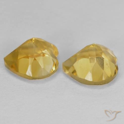 Shop natural 1.52ct ゴールド シトリン gems, 心臓, from ブラジル at GemSelect. In stock, global shipping!