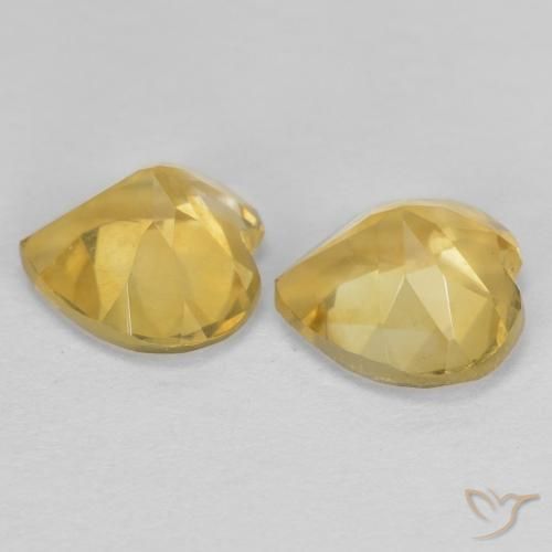 Shop natural 1.40ct ゴールド シトリン gems, 心臓, from ブラジル at GemSelect. In stock, global shipping!