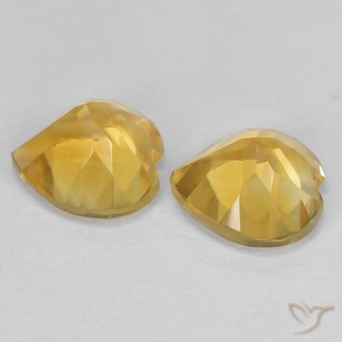 Shop natural 1.37ct ゴールド シトリン gems, 心臓, from ブラジル at GemSelect. In stock, global shipping!