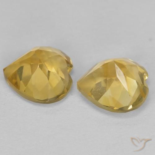 Shop natural 1.47ct 濃いゴールド シトリン gems, 心臓, from ブラジル at GemSelect. In stock, global shipping!