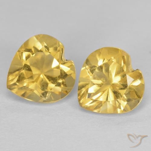 Shop natural 1.53ct ゴールド シトリン gems, 心臓, from ブラジル at GemSelect. In stock, global shipping!