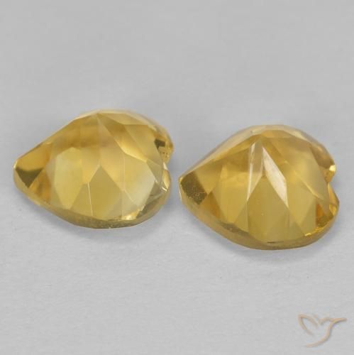 Shop natural 1.53ct ゴールド シトリン gems, 心臓, from ブラジル at GemSelect. In stock, global shipping!