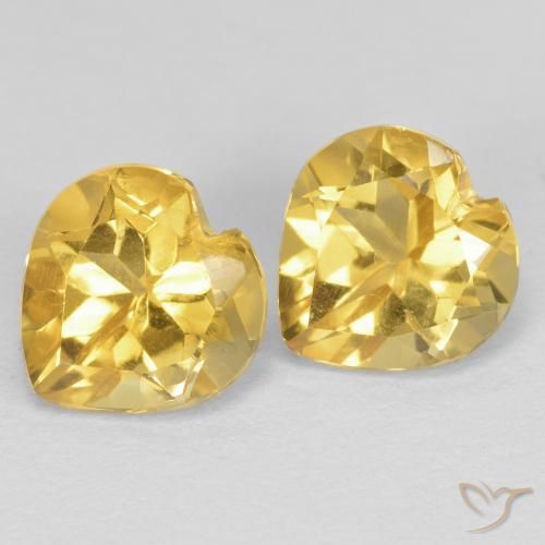 Shop natural 1.54ct ゴールドオレンジ シトリン gems, 心臓, from ブラジル at GemSelect. In stock, global shipping!