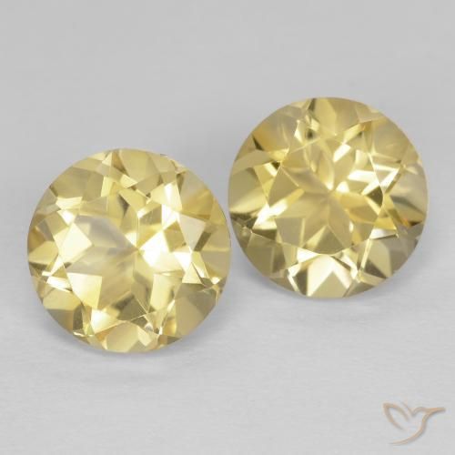 Shop natural 2.54ct 薄いゴールデンイエロー シトリン gems, ラウンド, from ブラジル at GemSelect. In stock, global shipping!