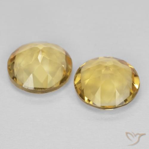 Shop natural 2.12ct 薄いゴールデンイエロー シトリン gems, ラウンド, from ブラジル at GemSelect. In stock, global shipping!