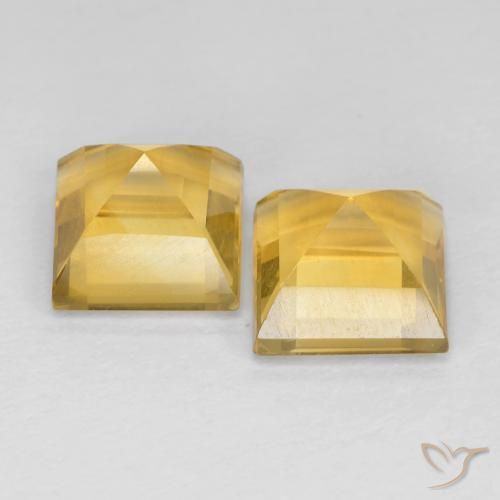 Shop natural 3.73ct ミディアムゴールド シトリン gems, 四角形, from ブラジル at GemSelect. In stock, global shipping!
