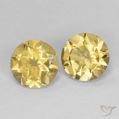 Shop natural 2.31ct ライトイエロー シトリン gems, ラウンド, from ブラジル at GemSelect. In stock, global shipping!