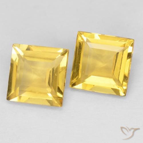 Shop natural 1.77ct 黄色がかったゴールド シトリン gems, 四角形, from ブラジル at GemSelect. In stock, global shipping!