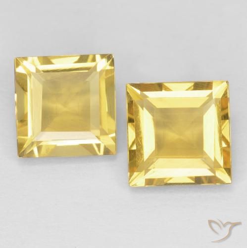 Shop natural 2.09ct 黄金色の黄色 シトリン gems, 四角形, from ブラジル at GemSelect. In stock, global shipping!