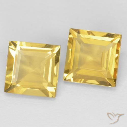 Shop natural 2.09ct 黄金色の黄色 シトリン gems, 四角形, from ブラジル at GemSelect. In stock, global shipping!