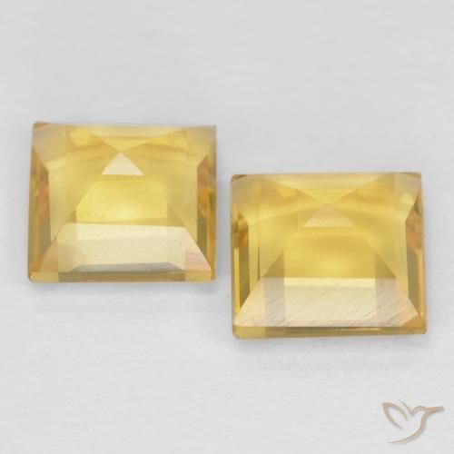 Shop natural 2.09ct 黄金色の黄色 シトリン gems, 四角形, from ブラジル at GemSelect. In stock, global shipping!