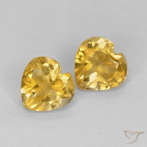 Shop natural 0.87ct ミディアムゴールデン シトリン gems, 心臓, from ブラジル at GemSelect. In stock, global shipping!