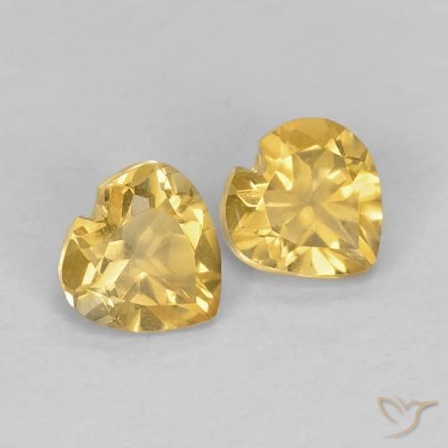 Shop natural 0.91ct ミディアムゴールデン シトリン gems, 心臓, from ブラジル at GemSelect. In stock, global shipping!