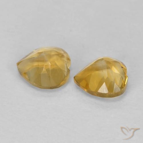 Shop natural 0.91ct ミディアムゴールデン シトリン gems, 心臓, from ブラジル at GemSelect. In stock, global shipping!