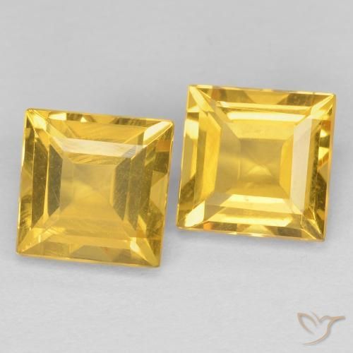 Shop natural 2.15ct ミディアムゴールド シトリン gems, 四角形, from ブラジル at GemSelect. In stock, global shipping!