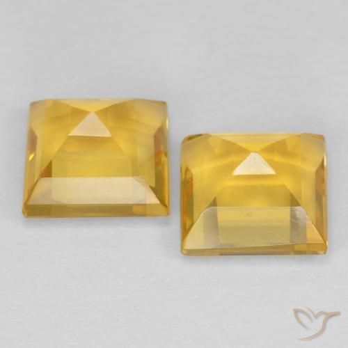 Shop natural 2.15ct ミディアムゴールド シトリン gems, 四角形, from ブラジル at GemSelect. In stock, global shipping!