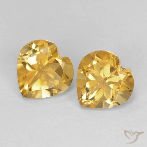 Shop natural 1.38ct 濃いゴールデンオレンジ シトリン gems, 心臓, from ブラジル at GemSelect. In stock, global shipping!