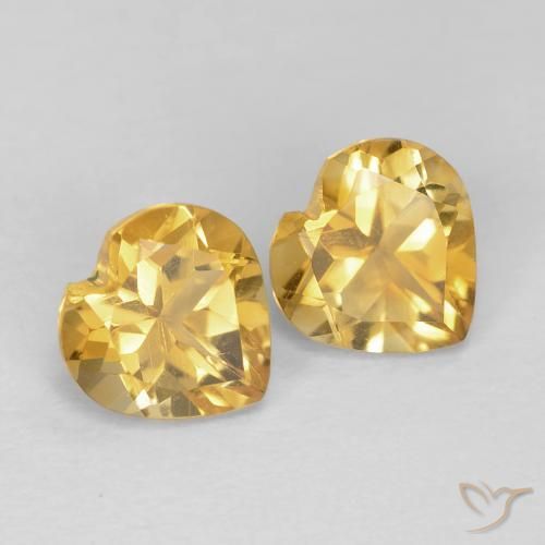 Shop natural 1.38ct 濃いゴールデンオレンジ シトリン gems, 心臓, from ブラジル at GemSelect. In stock, global shipping!