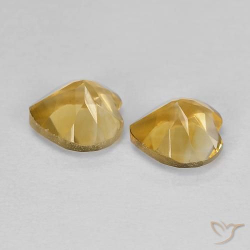 Shop natural 1.55ct ミディアムゴールデン シトリン gems, 心臓, from ブラジル at GemSelect. In stock, global shipping!