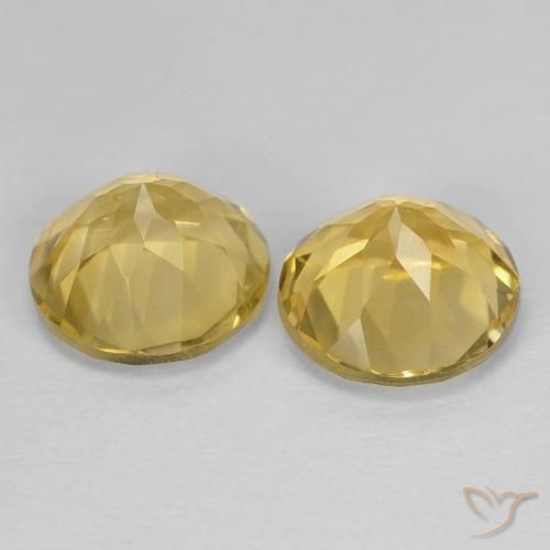 Shop natural 3.80ct ミディアムゴールド シトリン gems, ラウンド, from ブラジル at GemSelect. In stock, global shipping!