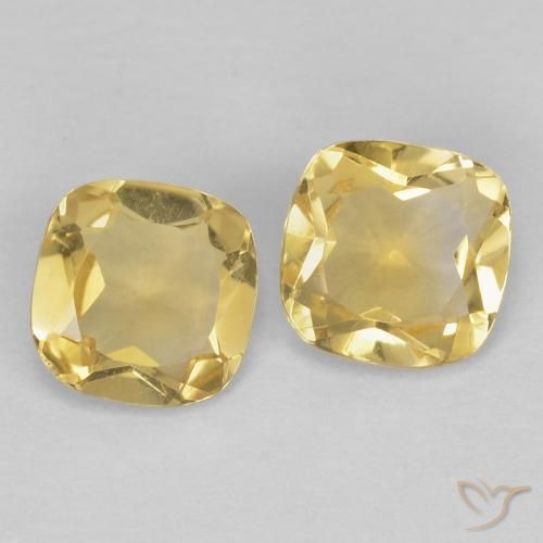 Shop natural 0.86ct ライトイエロー シトリン gems, クッション, from ブラジル at GemSelect. In stock, global shipping!