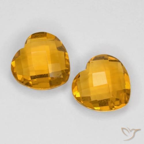 Shop natural 3.00ct オレンジゴールド シトリン gems, 心臓, from ブラジル at GemSelect. In stock, global shipping!