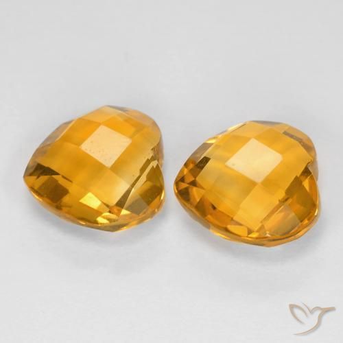 Shop natural 3.41ct オレンジゴールド シトリン gems, 心臓, from ブラジル at GemSelect. In stock, global shipping!