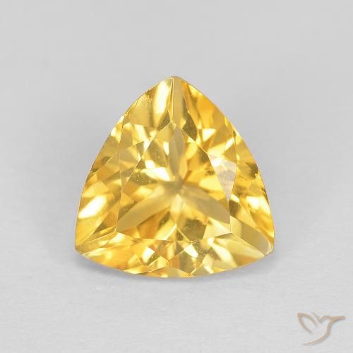 1.67ct 天然 ゴールド シトリン, トリリオン, VVS