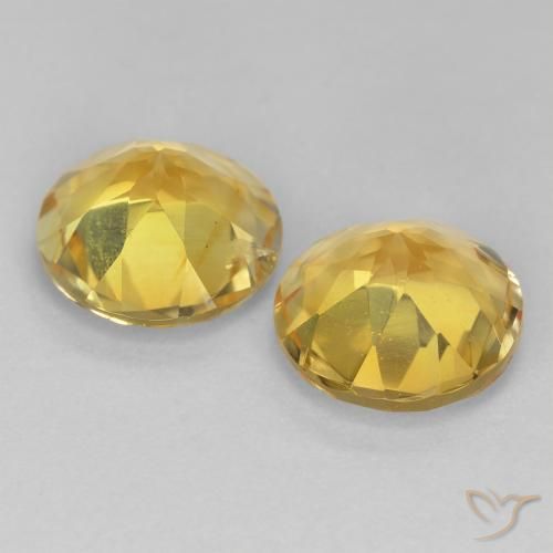 Shop natural 3.40ct ミディアムゴールデン シトリン gems, ラウンド, from ブラジル at GemSelect. In stock, global shipping!
