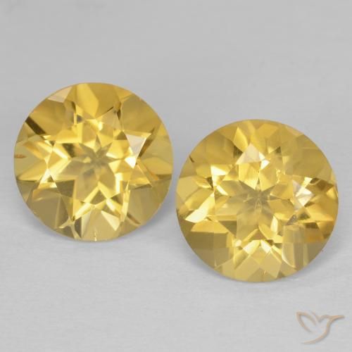 Shop natural 3.34ct 明るいゴールド シトリン gems, ラウンド, from ブラジル at GemSelect. In stock, global shipping!