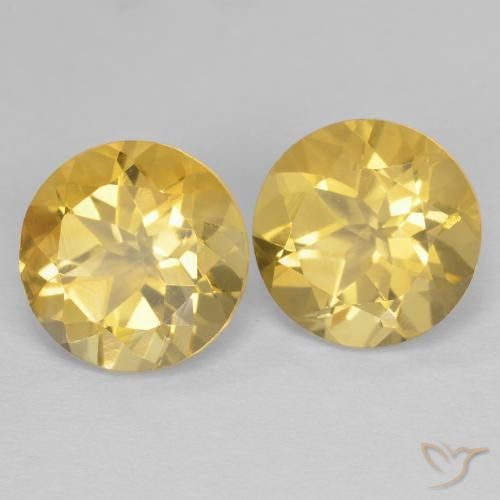 Shop natural 3.88ct ゴールドオレンジ シトリン gems, ラウンド, from ブラジル at GemSelect. In stock, global shipping!