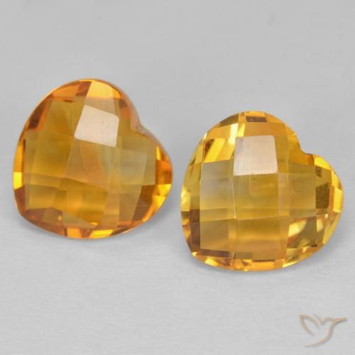 Shop natural 3.25ct オレンジゴールド シトリン gems, 心臓, from ブラジル at GemSelect. In stock, global shipping!