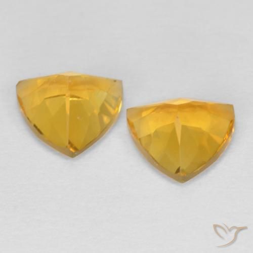 Shop natural 1.25ct ミディアムゴールド シトリン gems, トリリオン, from ブラジル at GemSelect. In stock, global shipping!