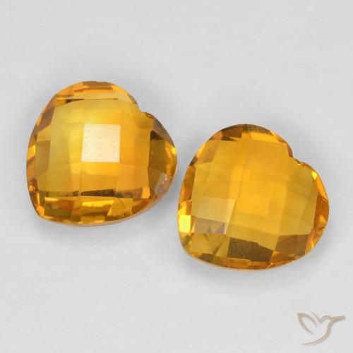 Shop natural 3.43ct ミディアムオレンジ シトリン gems, 心臓, from ブラジル at GemSelect. In stock, global shipping!