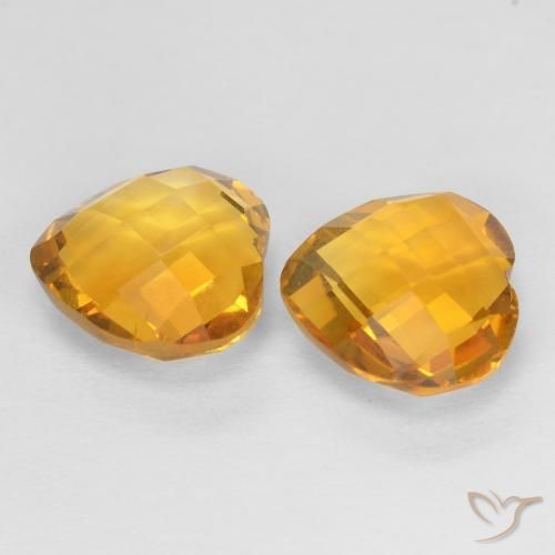 Shop natural 3.43ct ミディアムオレンジ シトリン gems, 心臓, from ブラジル at GemSelect. In stock, global shipping!