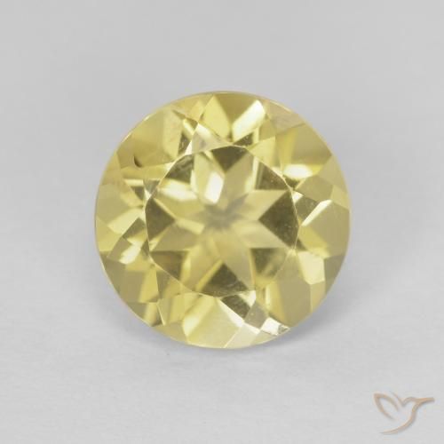 1.95ct 天然 ゴールド シトリン, ラウンド, VVS