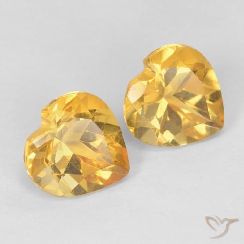 Shop natural 1.46ct Medium Dark-Golden シトリン gems, 心臓, from ブラジル at GemSelect. In stock, global shipping!