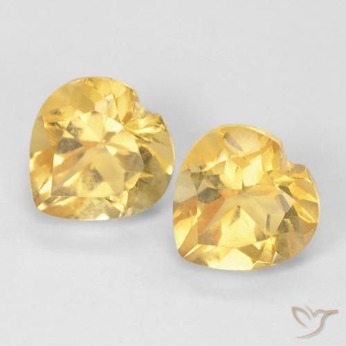 Shop natural 1.59ct 黄色がかったゴールド シトリン gems, 心臓, from ブラジル at GemSelect. In stock, global shipping!