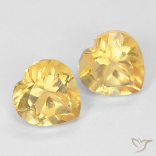 Shop natural 1.59ct 黄色がかったゴールド シトリン gems, 心臓, from ブラジル at GemSelect. In stock, global shipping!