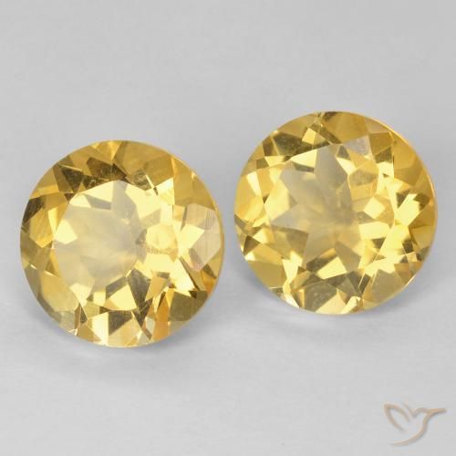 Shop natural 3.71ct ゴールド シトリン gems, ラウンド, from ブラジル at GemSelect. In stock, global shipping!