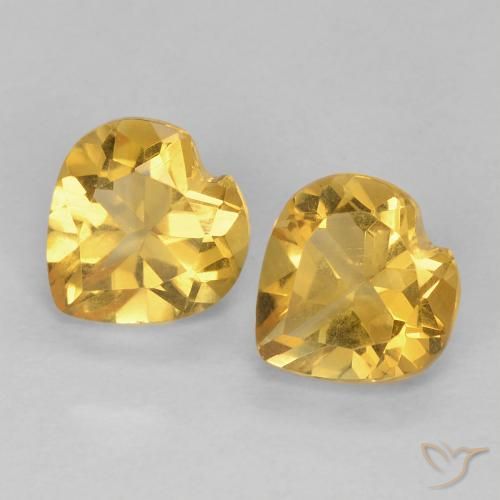 Shop natural 1.39ct ゴールド シトリン gems, 心臓, from ブラジル at GemSelect. In stock, global shipping!