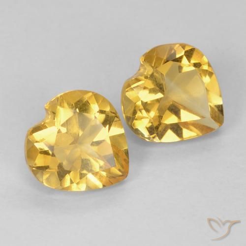 Shop natural 1.39ct ゴールド シトリン gems, 心臓, from ブラジル at GemSelect. In stock, global shipping!