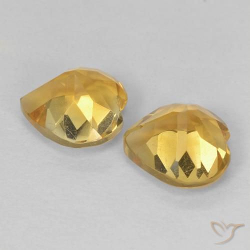 Shop natural 1.39ct ゴールド シトリン gems, 心臓, from ブラジル at GemSelect. In stock, global shipping!