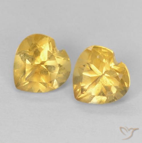 Shop natural 1.54ct ゴールド シトリン gems, 心臓, from ブラジル at GemSelect. In stock, global shipping!