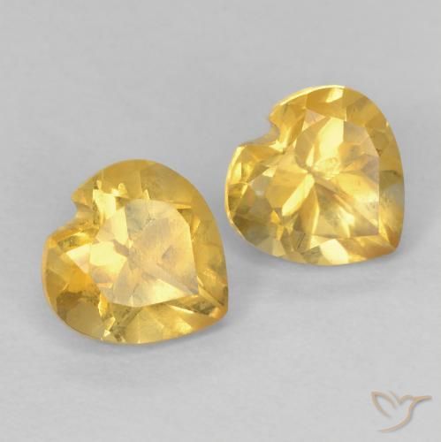 Shop natural 1.54ct ゴールド シトリン gems, 心臓, from ブラジル at GemSelect. In stock, global shipping!