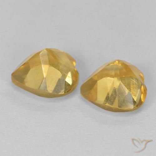 Shop natural 1.54ct ゴールド シトリン gems, 心臓, from ブラジル at GemSelect. In stock, global shipping!